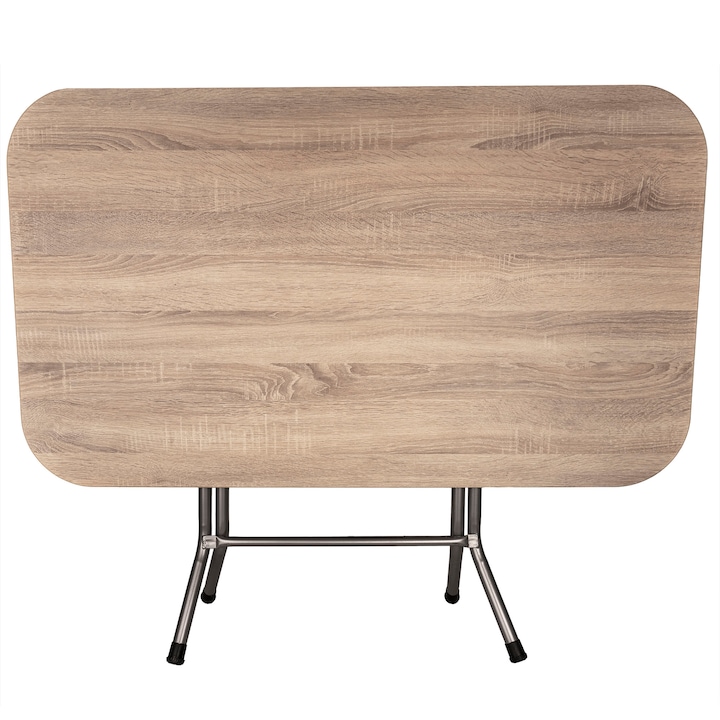Masa plianta cu blat mdf, dimensiuni 70x120x73 cm / ZLN 2531_STEJAR