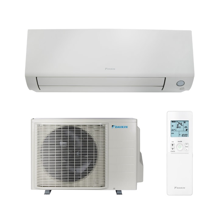 Aparat de aer conditionat Daikin Perfera Bluevolution FTXM50A-RXM50A Inverter 18000 BTU, Clasa A++, Filtru de argint, Flash Streamer, Modul Incalzire accelerata, Senzor de miscare pe 2 zone, Control WiFi, Programator 24 de ore, Flux de Aer 3D