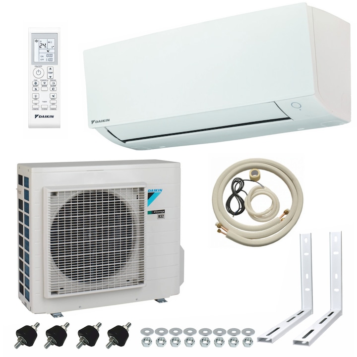 Aparat de aer conditionat Daikin Sensira Bluevolution Entry Level 18000 btu wi-fi inclus + kit complet accesorii montaj