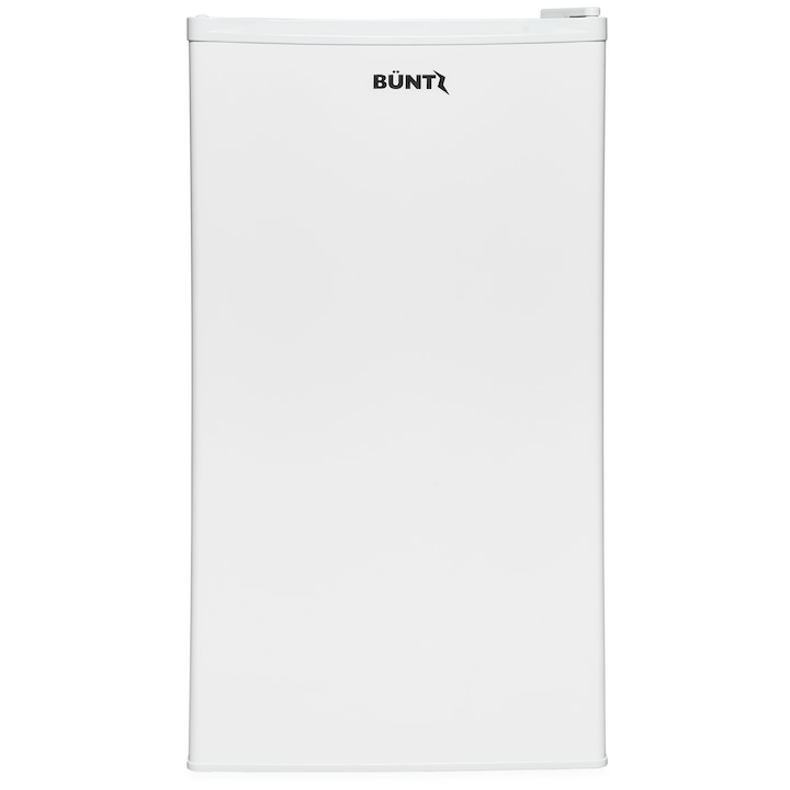 Frigider cu o usa BUNTZ BF-90, Clasa E, Capacitate 80L, Iluminare interioara, Compartiment gheata, H 83 cm, Alb