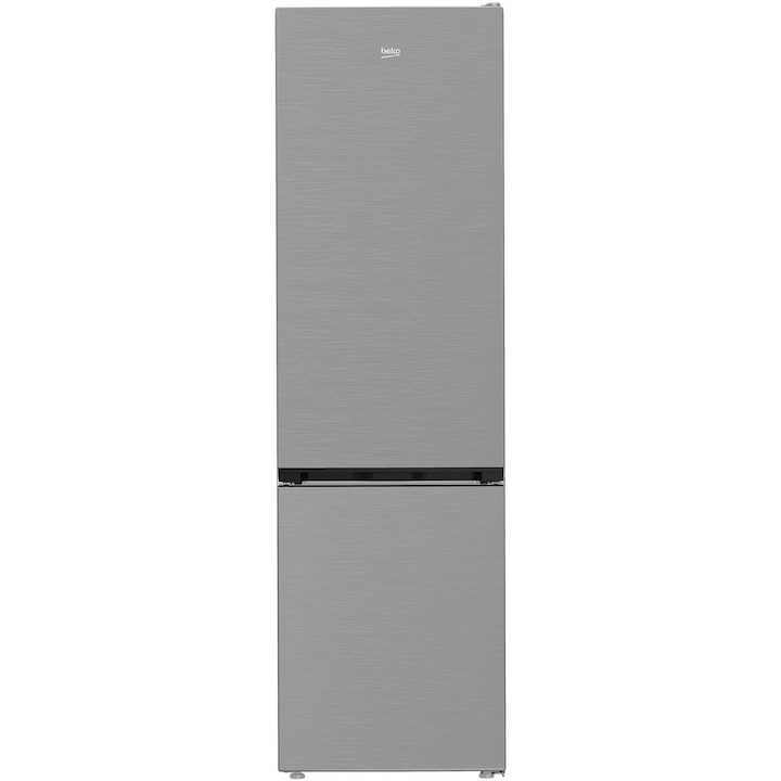 Combina frigorifica BEKO B5RCNA416HXB, No Frost, 415 l, H 203.5 cm, Clasa C, HarvestFresh, AeroFlow, inox, argintiu