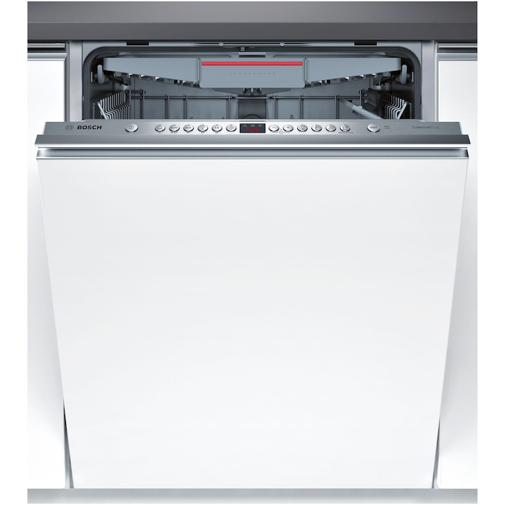 Masina de spalat vase incorporabila Bosch SMV46KX04E, 13 seturi, 6 programe, InfoLight, ExtraDry, EcoSilence Drive, ActiveWater, AquaSensor, Clasa E, 60 cm