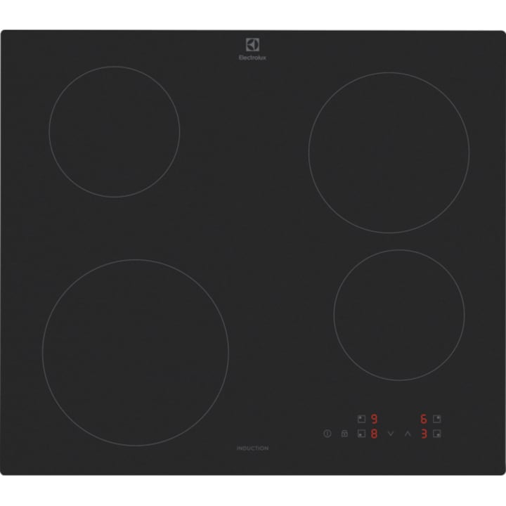 Plita incorpolabila Electrolux LIB60420CL, inductie, 4 zone de gatit , 60 cm, Negru mat