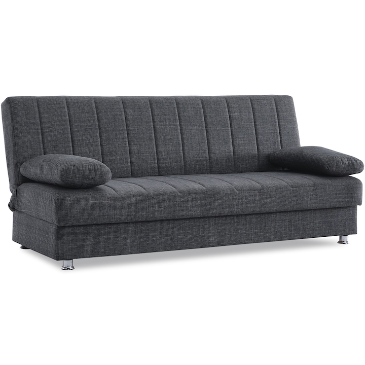 Canapea Extensibila Modella Sophia No,dimensiuni 190x80x90cm , suprafata dormit 190x110 cm, culoare gri