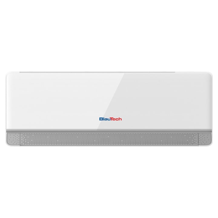 Aparat aer conditionat inverter split, 12000 BTU, A+++, WiFi, cu micropori, racire-incalzire, dezumidificare, lumina UVC, silentios, design elegant, BlauTech Premium Plus
