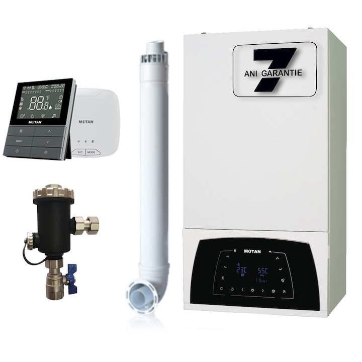 Pachet Centrala termica Motan Condens Plus 100, 25kW, Termostat SMART TH510-WRTS