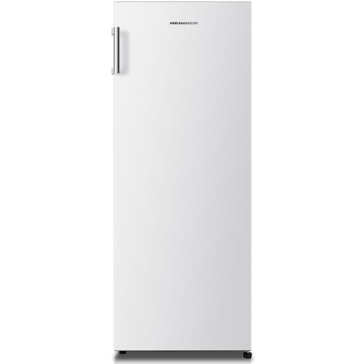 Frigider cu o usa Heinner HF-HS250E++, 242 l, Clasa E, Control mecanic cu termostat ajustabil, Lumina led, H 144 cm, Alb.