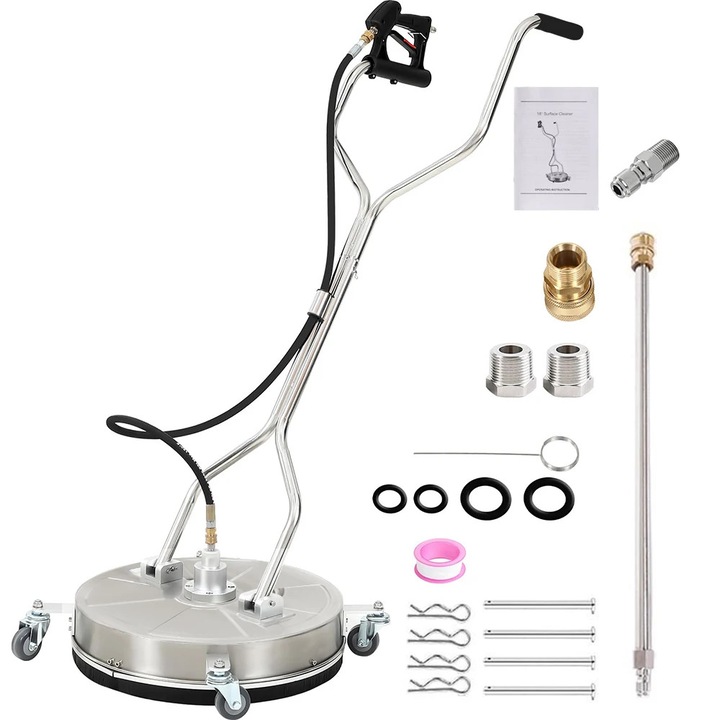 Aparat de spalat cu presiune, 18 inch, curatare eficienta, constructie durabila, mobilitate usoara