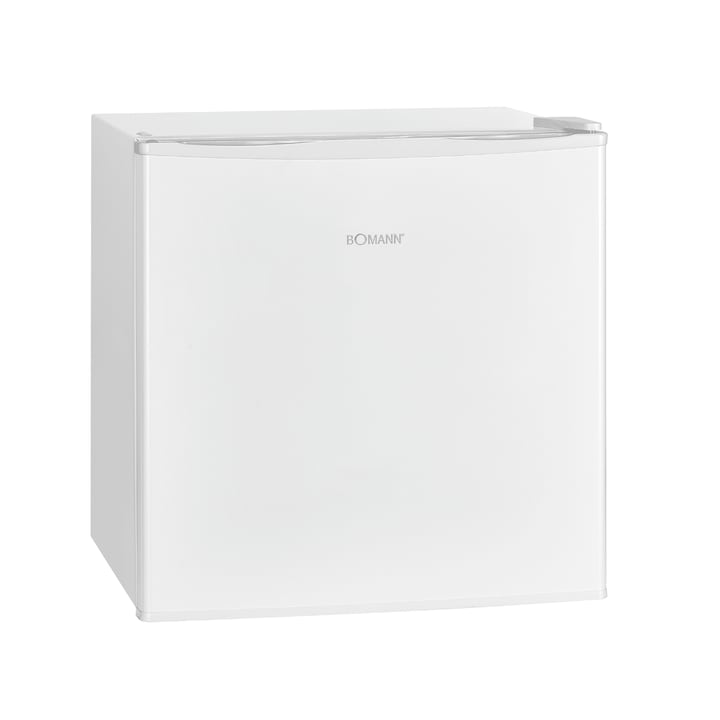 Mini congelator Bomann, GB 341.1, capacitate 31 l, H 51 cm, clasa E, usa reversibila, tava cuburi de gheata, silentios, congelare si izolare eficienta, alb
