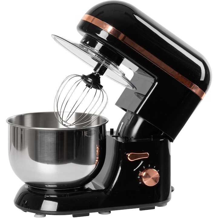 Klarstein, Bella Elegance, Robot De Bucatarie, 1800W, 1, 7 Hp, 6 Nivele, 5 Litri, Negru