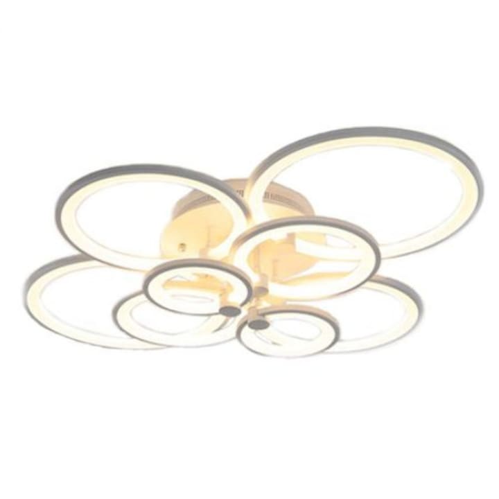 Lustra LED Circle Design cu Telecomanda, lumina calda/ rece/ lumina naturala si intensitate reglabila 8826