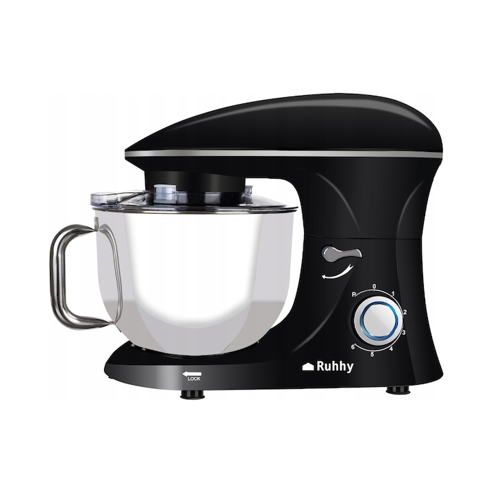 Robot Planetar de Bucatarie Ruhhy, 2200W, 6,2L, 3 Accesorii, Antiderapant