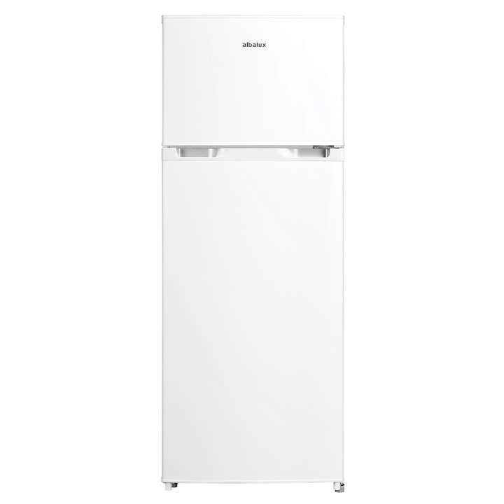 AXDF293E, 204 L, Clasa energetica E, Termostat reglabil, Dezghetare automata frigider, H 143 cm, Alb