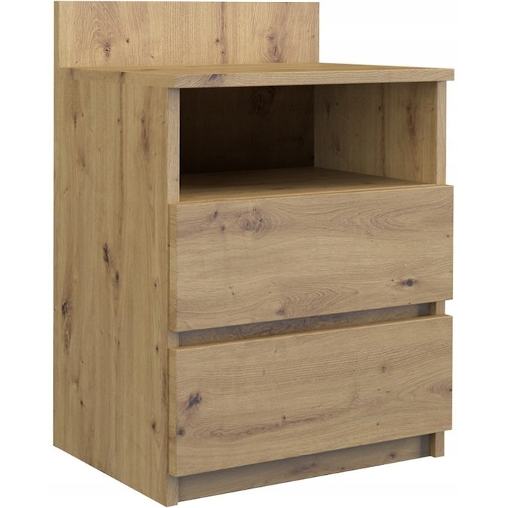 Noptiera, Topeshop, 40 x 32 x 59, Pal, Bej