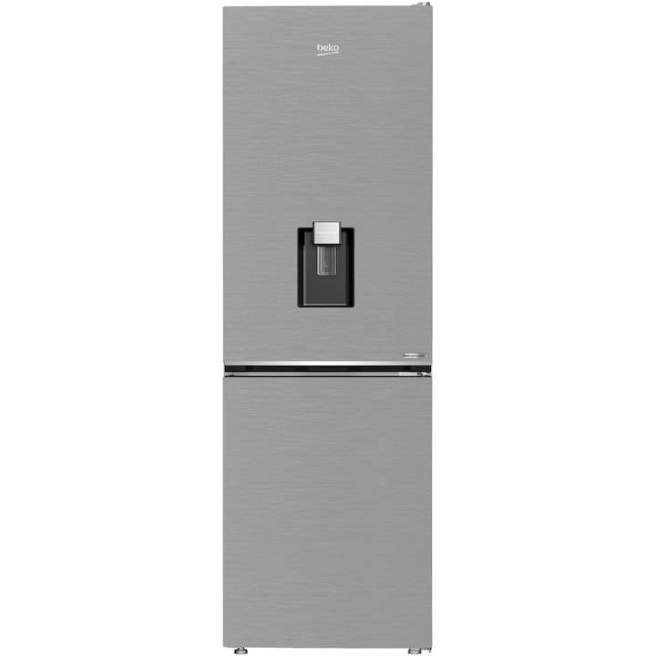 Combina frigorifica Beko B5RCNA365HDXB, 316 l, No Frost, 316 l, HarvestFresh, AeroFlow, Fast Freeze, Clasa D, H 186.5 cm, Inox