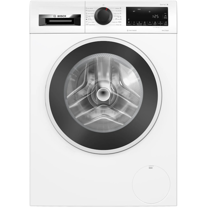 Masina de spalat rufe Bosch WGG242Z2BY, 9 kg, 1200 rpm, Clasa A, Motor EcoSilence Drive, Alb