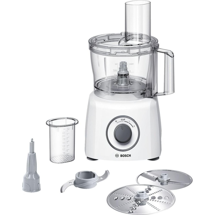 Robot de bucatarie Bosch MCM3110W 2 Viteze 800W White / Gray