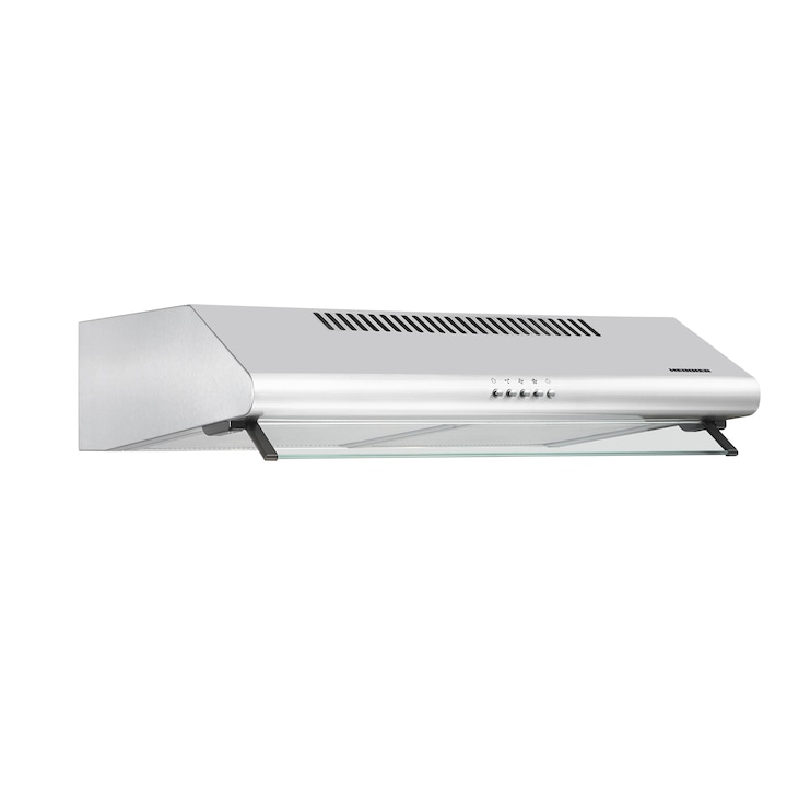Hota traditionala Heinner XCH-450S, Putere de absorbtie 323 mc/h, 60 cm, Inox