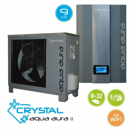 Pompa de caldura aer apa HomeFort Crystal Aqua Aura II 9kW- invertor