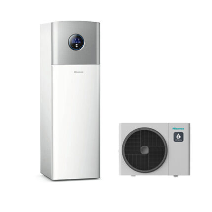 Pompa de caldura Hisense Hi-Therma split cu boiler incorporat 230L- R32- 8kW