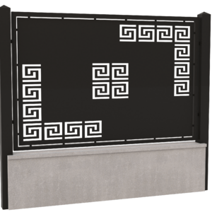 Panou gard tabla decupata cnc-Model 10