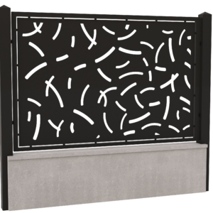 Panou gard din tabla decupata cnc-Model 9