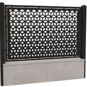 Panou gard din tabla decupata cnc-Model 15