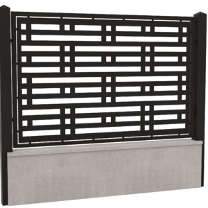 Panou gard din tabla decupata cnc-Model 1