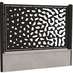 Panou gard din tabla decupata cnc-Model 11