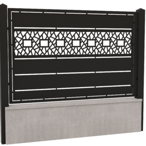 Panou gard din tabla decupata cnc-Model 3
