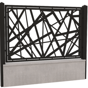 Panou gard din tabla decupata cnc-Model 6