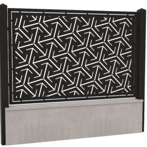 Panou gard din tabla decupata cnc-Model 8