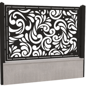Panou gard din tabla decupata cnc-Model 7