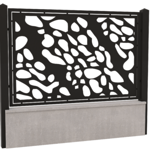 Panou gard din tabla decupata cnc-Model 12