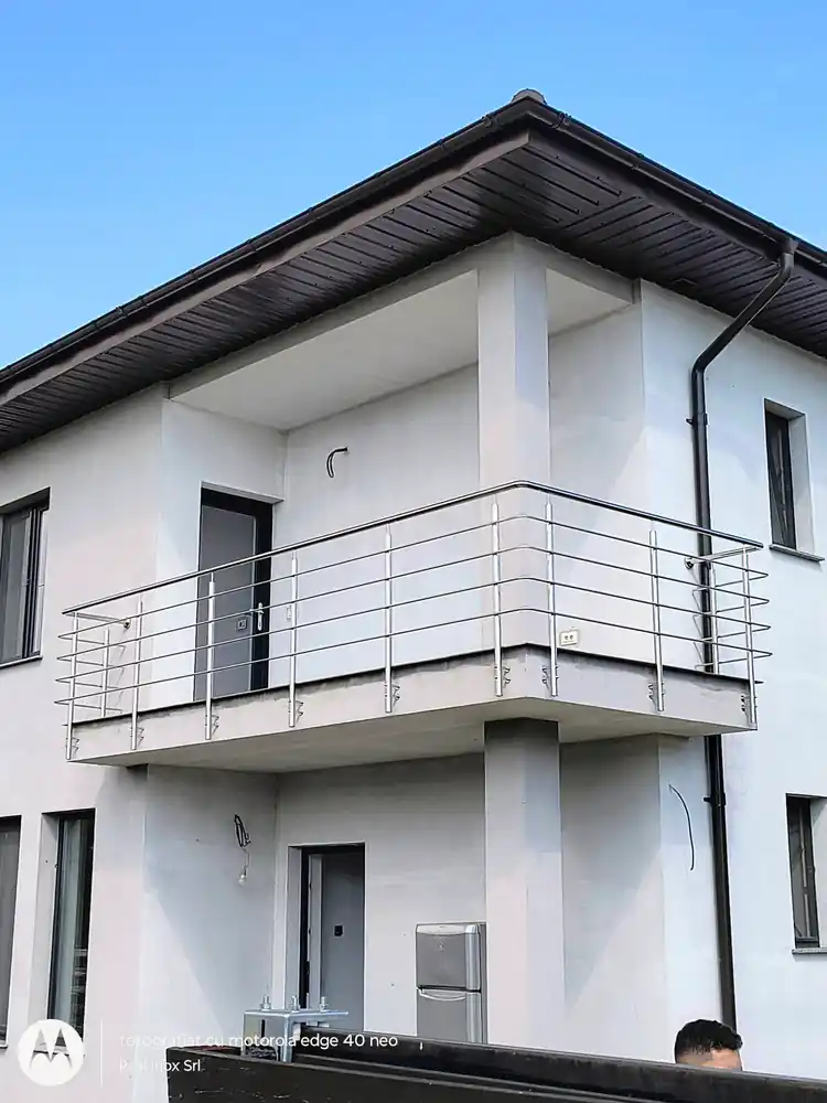 Balustradă inox balcon - lucrare Real Inox 28