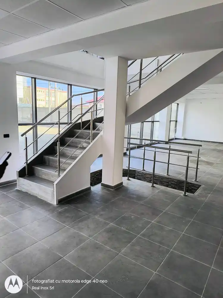 Balustradă inox scări interioare - lucrare Real Inox 47