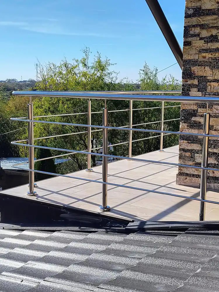 Balustradă inox terasă - lucrare Real Inox 27