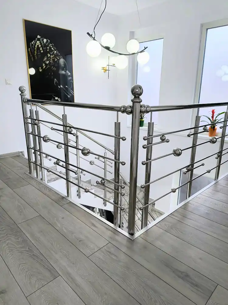 Balustradă inox cu model - lucrare Real Inox 30