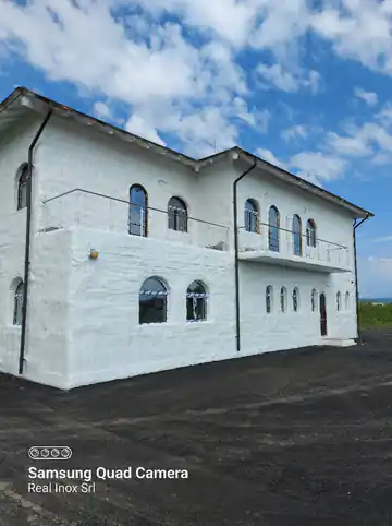 Balustradă inox cu sticlă securizată - lucrare Real Inox 1