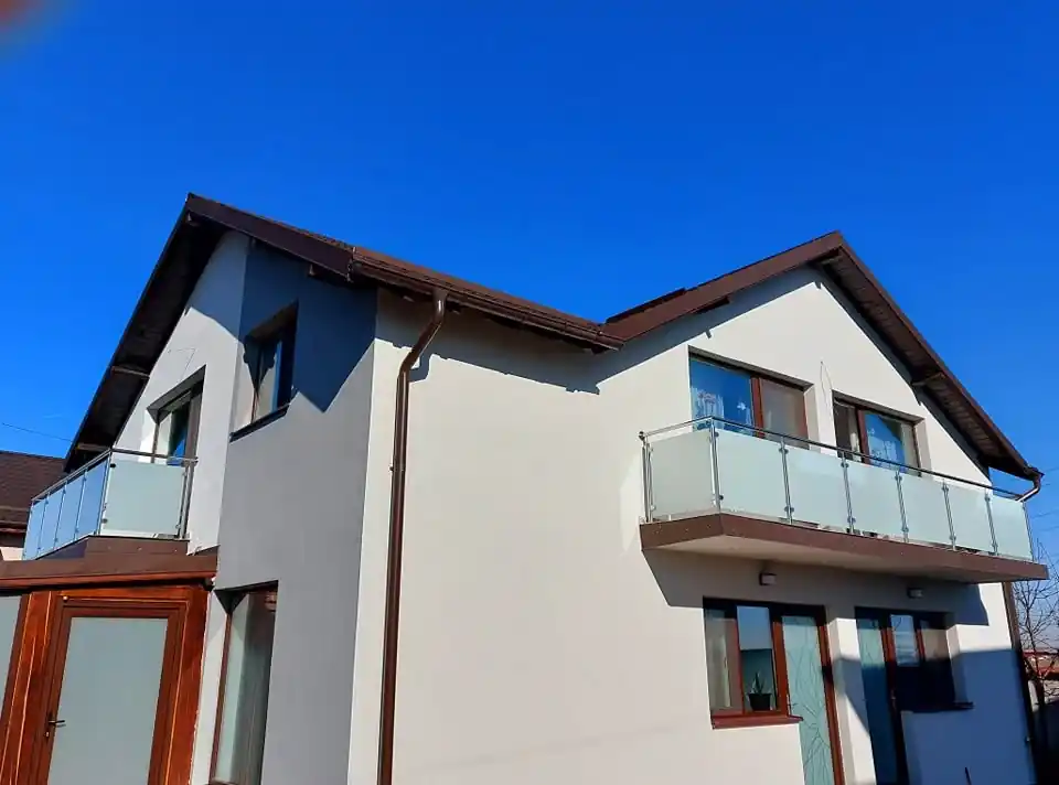 Balustradă inox cu sticlă securizată - lucrare Real Inox 26