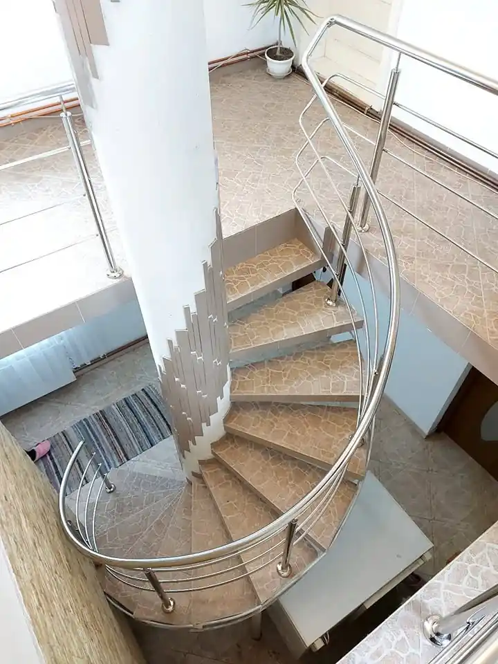 Balustradă inox modernă - lucrare Real Inox 10