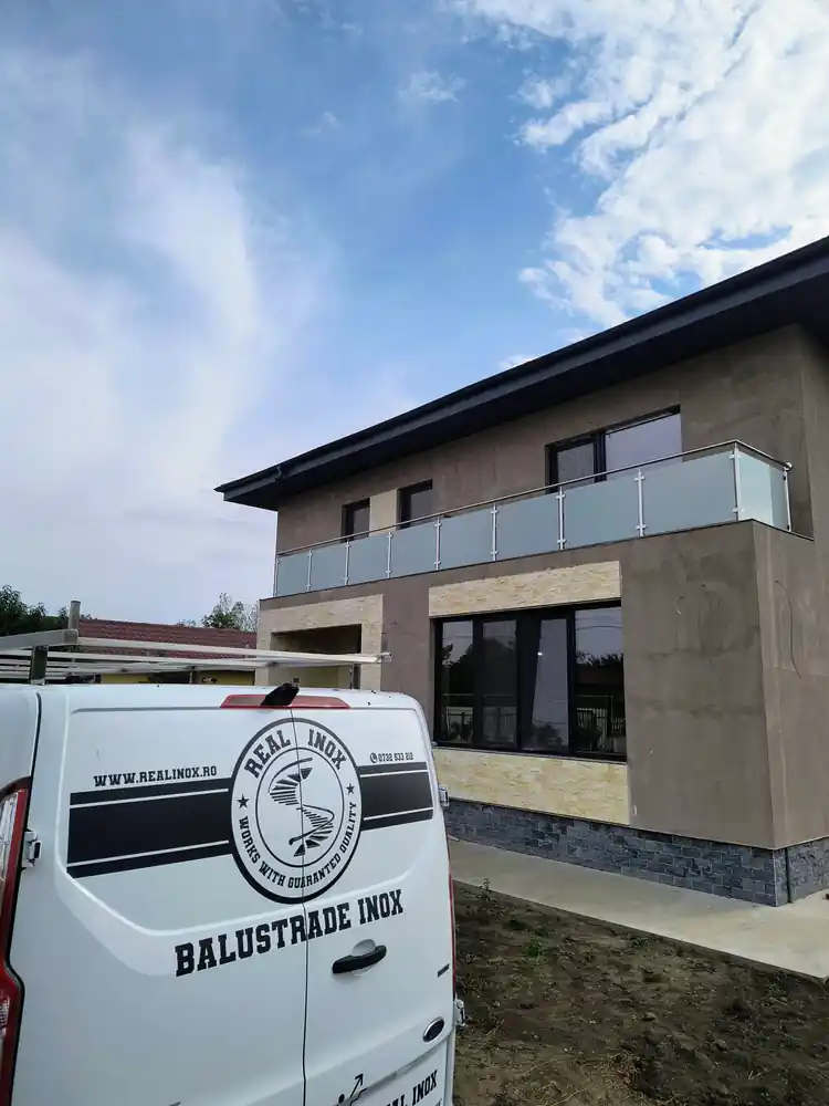 Balustradă inox balcon - lucrare Real Inox 22