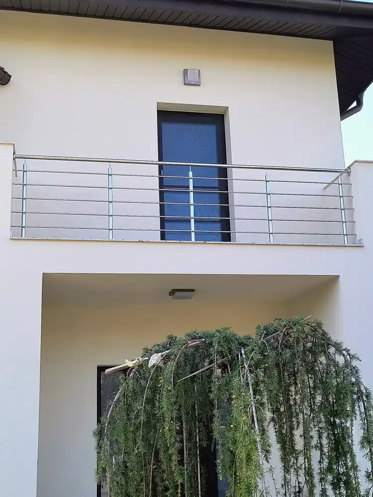 Balustradă inox balcon - lucrare Real Inox 8