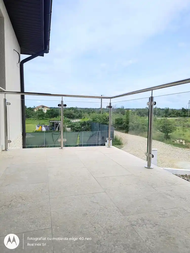 Balustradă inox balcon - lucrare Real Inox 32
