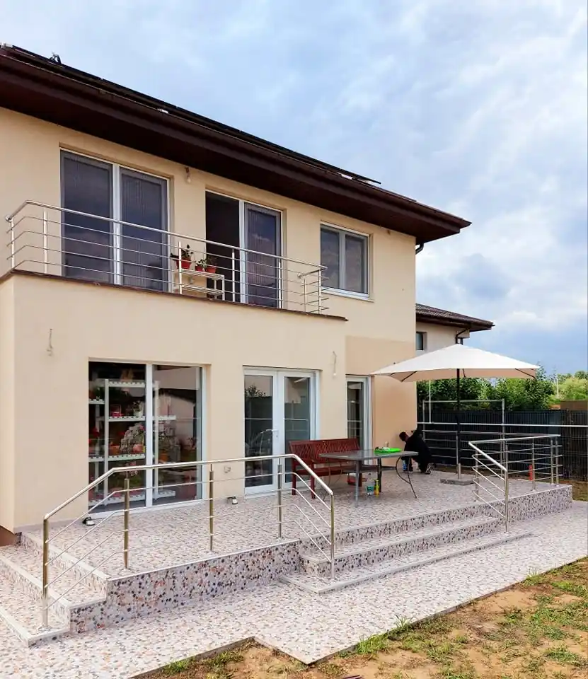 Balustradă inox terasă - lucrare Real Inox 19