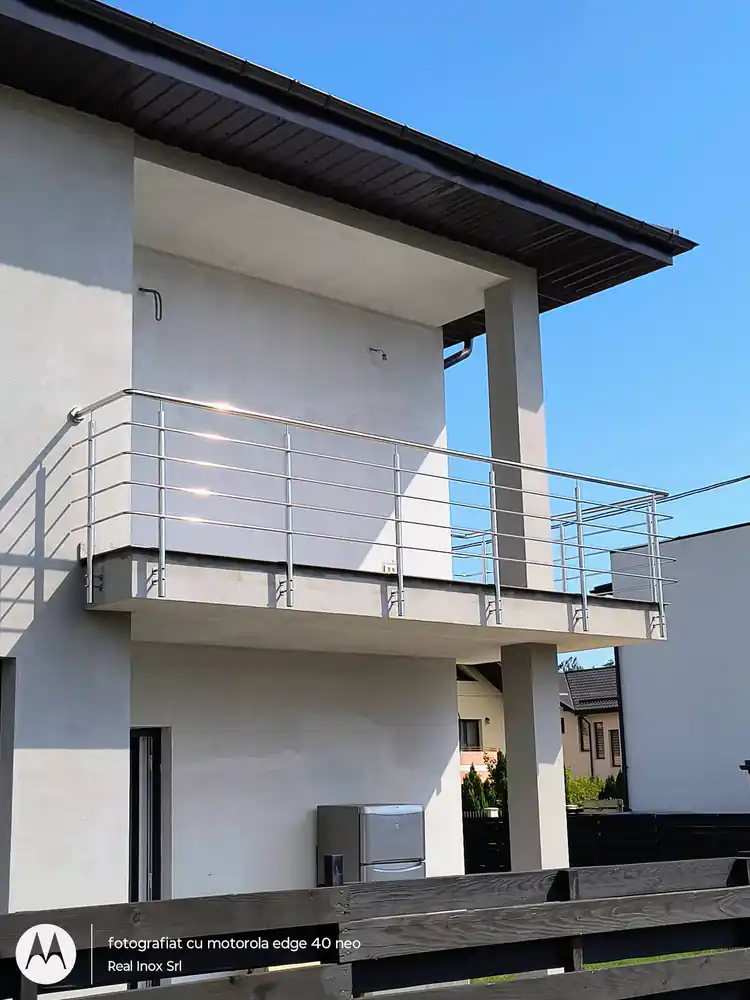 Balustradă inox balcon - lucrare Real Inox 24