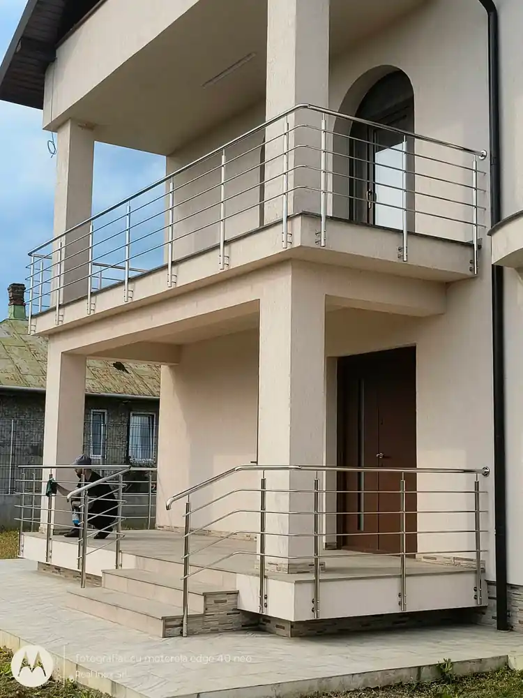 Balustradă inox balcon - lucrare Real Inox 20