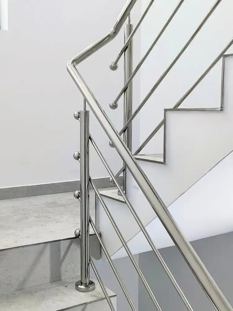 Balustradă inox modernă - lucrare Real Inox 34