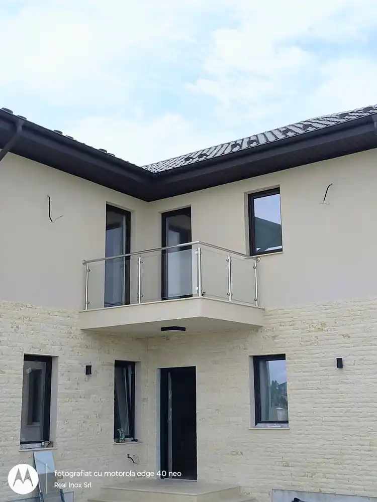 Balustradă inox balcon - lucrare Real Inox 30