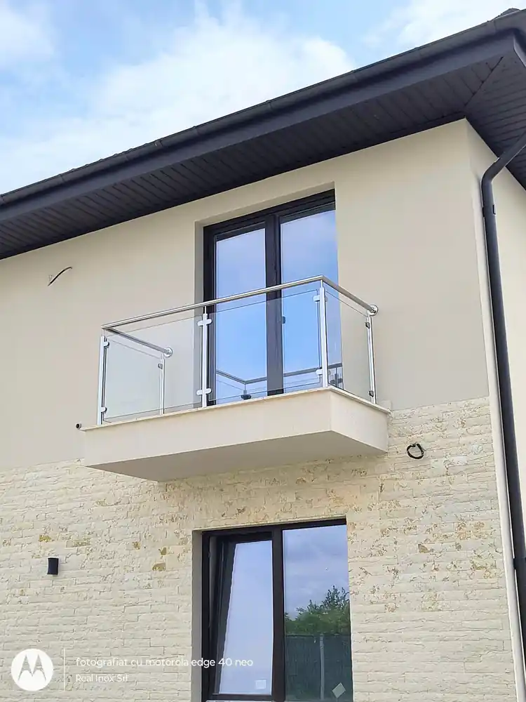 Balustradă inox balcon - lucrare Real Inox 29